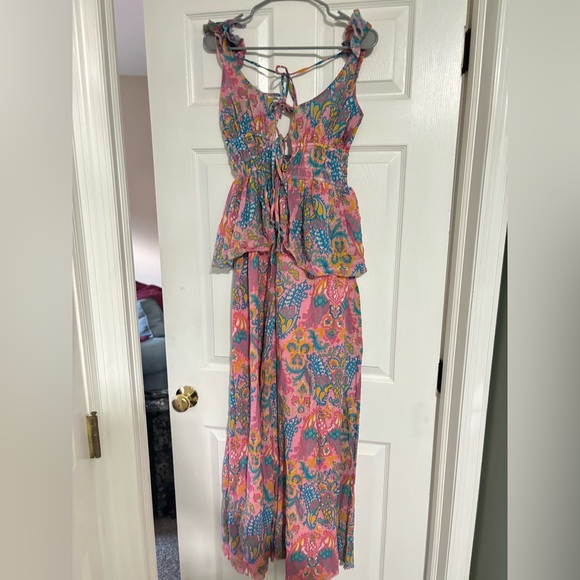 Extra Small Love the Label Eva Jumpsuit in Suri Pink Print - Picture 7 of 7